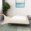 Boxspring-Abdeckung, King-Size-Größe, Jersey-Strick und dehnbar, 4 Seiten, Bettrock für Hotel und Zuhause, King-Size, Beige
