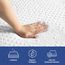 Olee sleep 15cm Memory Foam Matratze / Kaltgelschaum / Öko-Tex / CertiPUR-US / Komfortable Matratze / 3 Schichten / 90 x 200cm / Twin / Weiß