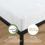 Olee sleep 15cm Memory Foam Matratze / Kaltgelschaum / Öko-Tex / CertiPUR-US / Komfortable Matratze / 3 Schichten / 90 x 200cm / Twin / Weiß