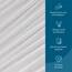 LUCID Matratzenschoner Premium Rayon aus Bambus Jersey – Ultraweich – Wasserdicht – Geräuscharm, 90 x 200 cm
