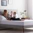 LUCID Premium Viskose aus Bambus-Jersey-Matratzenschoner — ultraweich — wasserdicht — Twin XL, White