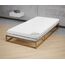 biberna Sleep & Protect 0808315 Matratzenauflage Molton (blut-, urin- und wasserundurchlässig), empfehlenswert für Allergiker 1x 100x200 cm weiß