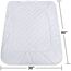 Utopia Bedding Gesteppte Matratzenauflage, Doppelbett, XL, elastische Matratzenauflage, dehnbar bis 40,6 cm, maschinenwaschbar, Weiß, 2 Stück
