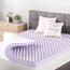 Best Price Mattress Matratzenauflage aus Memory-Schaum, 7,6 cm, mit beruhigendem Lavendel-Infusion, CertiPUR-US-Zertifiziert, King Size