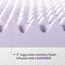 Best Price Mattress Matratzenauflage aus Memory-Schaum, 7,6 cm, mit beruhigendem Lavendel-Infusion, CertiPUR-US-Zertifiziert, Queen