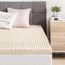 Best Price Mattress 7,6 cm große Eierkiste, Memory-Schaum-Matratzenauflage mit Kupferaufguss, CertiPUR-US-Zertifiziert, Doppelbett, Beige, 7,6 cm Frischkupfer-Aufguss