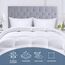 Utopia Bedding UB0061 Doppeldecke, Weiß, Polyester, Twin