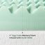 Best Price Mattress Matratzenauflage aus Memory-Schaum, 10,2 cm, mit beruhigendem Aloe-Aufguss, CertiPUR-US-Zertifiziert, Queen, Grün
