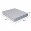 Sleephome Vanille Plus 20 cm real, Doppelbettmatratze 160 x 190 cm, 100% Made in Italy, hypoallergen und antibakteriell, ergonomisch und orthopädisch, atmungsaktiv