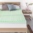 Best Price Mattress 10,2 cm große Eierkisten-Matratzenauflage aus Memory-Schaum mit beruhigendem Grüntee-Aufguss, CertiPUR-US-zertifiziert, kurze Königin