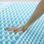 LUCID Matratzen Topper mit 5 Zonen – 5cm Gel Memory Foam Matratzenauflage, atmungsaktiv, Oeko-Tex, 180x200 cm, Blau