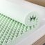 Best Price Mattress 10,2 cm große Eierkisten-Matratzenauflage aus Memory-Schaum mit beruhigendem Grüntee-Aufguss, CertiPUR-US-zertifiziert, kurze Königin