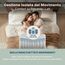 Sleephome Vanille Plus 20 cm, echte Matratze, 120 x 190 cm, hergestellt in Italien, hypoallergen und antibakteriell, ergonomisch und orthopädisch, atmungsaktiv