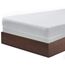 highliving® Reißverschluss Anti-Allergy und Bettwanzen, wasserdicht Matratzenauflage Total umgreifung Sichtschutzfolie Überzug, Textil, weiß, Einzelbett( 90x190+30cm)