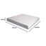 Amazon Basics Matratze aus Memory-Schaum, weiches Bett, Plüschgefühl, CertiPUR-US-zertifiziert, atmungsaktiv, einfach aufzustellen 25 cm (10 Zoll) King weiß