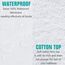 LEISURE TOWN Matratzenschoner 100% wasserdicht Matratze Pad Bezug atmungsaktiv/Hypoallergen/Vinyl gratis Spannbettlaken 20,3 cm 21 "Deep Pocket, weiß, Queen