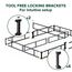 Zinus 22,9 cm King Metal Smart Boxspring mit Schnellaufbau, Matratzenfundament, starker Metallrahmen, einfache Montage