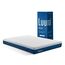 Luuna Blau Matratze Blue, Doppelbett, zertifizierte Schaumstoffe, hergestellt in Mexiko, 10 Jahre Garantie, weiß, Matrimonial