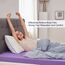 SINWEEK 5,1 cm Gel-Memory-Foam-Matratzenauflage, belüftet, weiche Matratzenauflage, Bettauflage, CertiPUR-US-Zertifiziert, Doppelgröße, Violett