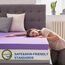 SINWEEK 5,1 cm Gel-Memory-Foam-Matratzenauflage, belüftet, weiche Matratzenauflage, Bettauflage, CertiPUR-US-Zertifiziert, Doppelgröße, Violett
