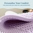 LUCID 5 Zonen Lavendel Memory Foam Queen Matratzenauflage, Schaumstoff