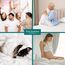 Gesteppter wasserdichter Matratzenschoner – Split Queen