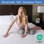 Matratzenschoner mit Reißverschluss (20,3 cm - 27,9 cm Tiefe), wasserdicht, hochwertig, hypoallergen, schützt vor Staub