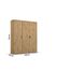 Rauch Möbel Voyager, Kleiderschrank für Schlafzimmer, Kinderzimmer, Babyzimmer, Jugendzimmer, Flur, 3-türig, mit Zubehör Basic, Farbe Eiche Artisan, Holz, Breite 140cm