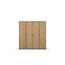 Rauch Möbel Voyager, Kleiderschrank für Schlafzimmer, Kinderzimmer, Babyzimmer, Jugendzimmer, Flur, 4-türig, mit Zubehör Basic, Farbe Eiche Artisan, Holz/Grau metallic, Schwarz, Breite 187cm