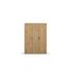 Rauch Möbel Voyager, Kleiderschrank für Schlafzimmer, Kinderzimmer, Jugendzimmer, Flur, 3-türig, mit Zubehör Classic, Farbe Eiche Artisan, Holz, Breite 140cm