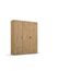 Rauch Möbel Voyager, Kleiderschrank für Schlafzimmer, Kinderzimmer, Jugendzimmer, Flur, 3-türig, 2 Schubladen, mit Zubehör Premium, Farbe Eiche Artisan, Holz, Breite 140cm