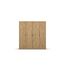 Rauch Möbel Voyager, Kleiderschrank für Schlafzimmer, Kinderzimmer, Jugendzimmer, Flur, 4-türig, mit Zubehör Premium, Farbe Eiche Artisan, Holz, Breite 187cm