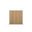 Rauch Möbel Voyager, Kleiderschrank für Schlafzimmer, Kinderzimmer, Jugendzimmer, Flur, 4-türig, 4 Schubladen, mit Zubehör Classic, Farbe Eiche Artisan, Holz, Breite 187cm