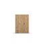 Rauch Möbel Voyager, Kleiderschrank für Schlafzimmer, Kinderzimmer, Jugendzimmer, Flur, 3-türig, 2 Schubladen, mit Zubehör Classic, Farbe Eiche Artisan, Holz/Weiß, Breite 140cm