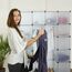 Relaxdays Kleiderschrank Stecksystem mit 2 Kleiderstangen, Garderobe mit 14 Fächer, Kunststoff Regalsystem, weiß