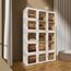 Dripex Kleiderschrank, Schrank 104 x 170 x 50 cm (B x H x T), einfache Montage, Faltbarer Mehrzweckschrank mit magnetische Türen, für Schlafzimmer Wohnzimmer Weiß