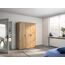 Rauch Möbel Voyager, Kleiderschrank für Schlafzimmer, Kinderzimmer, Jugendzimmer, Flur, 3-türig, mit Zubehör Premium, Farbe Eiche Artisan, Holz, Breite 140cm