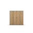 Rauch Möbel Voyager, Kleiderschrank für Schlafzimmer, Kinderzimmer, Jugendzimmer, Flur, 4-türig, mit Zubehör Premium, Farbe Eiche Artisan, Holz/Grau metallic, Schwarz, Breite 187cm