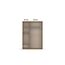 Rauch Möbel Voyager, Kleiderschrank für Schlafzimmer, Kinderzimmer, Babyzimmer, Jugendzimmer, Flur, 3-türig, mit Zubehör Basic, Farbe Grau metallic, Schwarz/Eiche Artisan, Holz, Breite 140cm
