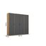 Rauch Möbel Voyager, Kleiderschrank für Schlafzimmer, Kinderzimmer, Jugendzimmer, Flur, 4-türig, mit Zubehör Premium, Farbe Grau metallic, Schwarz/Eiche Artisan, Holz, Breite 187cm