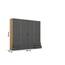 Rauch Möbel Voyager, Kleiderschrank für Schlafzimmer, Kinderzimmer, Babyzimmer, Flur, 4-türig, 4 Schubladen, mit Zubehör Basic, Farbe Grau metallic, Schwarz/Eiche Artisan, Holz, Breite 187cm
