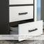 Rauch Möbel Voyager, Kleiderschrank für Schlafzimmer, Kinderzimmer, Jugendzimmer, Flur, 4-türig, 4 Schubladen, mit Zubehör Premium, Farbe Grau metallic, Schwarz/Weiß, Breite 187cm