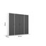 Rauch Möbel Voyager, Kleiderschrank für Schlafzimmer, Kinderzimmer, Jugendzimmer, Flur, 4-türig, mit Zubehör Premium, Farbe Grau metallic, Schwarz/Weiß, Breite 187cm