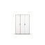 Rauch Möbel Voyager, Kleiderschrank für Schlafzimmer, Kinderzimmer, Jugendzimmer, Flur, 3-türig, mit Zubehör Classic, Farbe Weiß/Eiche Artisan, Holz, Breite 140cm