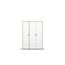 Rauch Möbel Voyager, Kleiderschrank für Schlafzimmer, Kinderzimmer, Jugendzimmer, Flur, 3-türig, mit Zubehör Premium, Farbe Weiß/Eiche Artisan, Holz, Breite 140cm