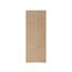 FORTE NET106 Schrank 70 180, Mehrzweckschrank klein, Staubsaugerschrank, Abstellraum, Drehtürenschrank, 2-türig mit Einlegeböden, Weiß mit Holzdekor: Sandeiche, 69 cm breit x 179 cm hoch x 35 cm tief