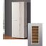 FORTE NET106 Schrank 70, Schuhschrank, Garderobenschrank, Abstellraum, Drehtürenschrank, 2-türig mit Einlegeböden, Weiß mit Holzdekor: Sandeiche, 69 cm breit x 179 cm hoch x 35 cm tief