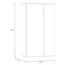Forte Boots Schuhschrank 70, Skandi Stil Schuhschrank, 2-türig, Holzwerkstoff, Flur, Artisan Eiche Holzdekor, Salbei, 68,9 cm breit x 120,4 cm hoch x 34,1 cm tief