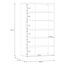 Forte Boots Schuhschrank 70, Skandi Stil Schuhschrank, 2-türig, Holzwerkstoff, Flur, Artisan Eiche Holzdekor, Salbei, 68,9 cm breit x 120,4 cm hoch x 34,1 cm tief
