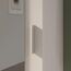 FORTE NET106 Schrank 50, Schuhschrank, Garderobenschrank, Abstellraum, Drehtürenschrank, 1-türig mit Einlegeböden, Weiß mit Spiegel, 50 cm breit x 180 cm hoch x 35 cm tief